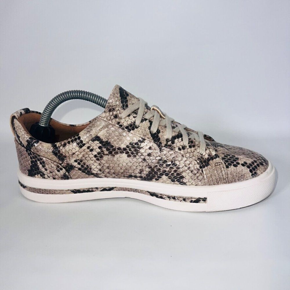 Clarks Un Maui Lace Natural Snake Unstructured 15764 Beige Women's 6 - Picture 7 of 11